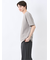 ジグザグジャガード クルーネック半袖Tシャツ