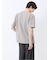ジグザグジャガード クルーネック半袖Tシャツ