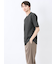 ジグザグジャガード クルーネック半袖Tシャツ