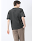 ジグザグジャガード クルーネック半袖Tシャツ