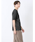 ジグザグジャガード クルーネック半袖Tシャツ