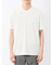 バイヤスジャガード Vネック半袖Tシャツ
