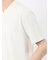 バイヤスジャガード Vネック半袖Tシャツ