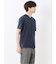 バイヤスジャガード Vネック半袖Tシャツ