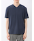 バイヤスジャガード Vネック半袖Tシャツ