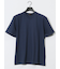 バイヤスジャガード Vネック半袖Tシャツ