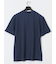 バイヤスジャガード Vネック半袖Tシャツ