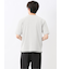 格子柄ジャガード クルーネック半袖Tシャツ