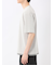 格子柄ジャガード クルーネック半袖Tシャツ
