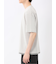 格子柄ジャガード クルーネック半袖Tシャツ