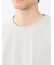 格子柄ジャガード クルーネック半袖Tシャツ