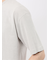 格子柄ジャガード クルーネック半袖Tシャツ