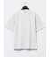 格子柄ジャガード クルーネック半袖Tシャツ
