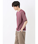 格子柄ジャガード クルーネック半袖Tシャツ