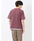 格子柄ジャガード クルーネック半袖Tシャツ