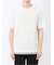ストライプジャガード クルーネック半袖Tシャツ