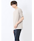 ストライプジャガード クルーネック半袖Tシャツ