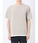 ストライプジャガード クルーネック半袖Tシャツ