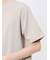 ストライプジャガード クルーネック半袖Tシャツ