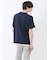 ストライプジャガード クルーネック半袖Tシャツ