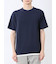 ストライプジャガード クルーネック半袖Tシャツ