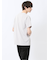 ヘリンボンジャガード キーネック半袖Tシャツ