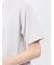 ヘリンボンジャガード キーネック半袖Tシャツ