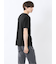 ヘリンボンジャガード キーネック半袖Tシャツ