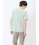 ヘリンボンジャガード キーネック半袖Tシャツ