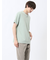 ヘリンボンジャガード キーネック半袖Tシャツ