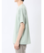 ヘリンボンジャガード キーネック半袖Tシャツ