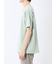 ヘリンボンジャガード キーネック半袖Tシャツ