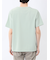 ヘリンボンジャガード キーネック半袖Tシャツ