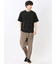 ノータベネ/NOTABENE ジャガードチェック クルーネック半袖Tシャツ