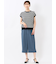 麻調合繊 ボタン付き クロップドパンツ(セットアップ可能)