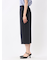 麻調合繊 ボタン付き クロップドパンツ(セットアップ可能)