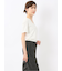 シルケットポンチ クルーネック半袖Tシャツ