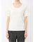 シルケットポンチ クルーネック半袖Tシャツ