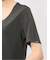 シルケットポンチ クルーネック半袖Tシャツ