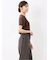 シルケットポンチ クルーネック半袖Tシャツ
