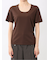 シルケットポンチ クルーネック半袖Tシャツ