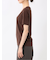シルケットポンチ クルーネック半袖Tシャツ