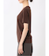 シルケットポンチ クルーネック半袖Tシャツ
