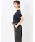 シルケットポンチ クルーネック半袖Tシャツ