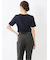 シルケットポンチ クルーネック半袖Tシャツ