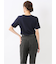 シルケットポンチ クルーネック半袖Tシャツ