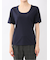 シルケットポンチ クルーネック半袖Tシャツ
