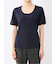 シルケットポンチ クルーネック半袖Tシャツ