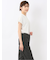 バンドカラータック ノースリ比翼ブラウス
