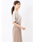 麻調合繊 プルオーバー 半袖ブラウス(セットアップ可能)